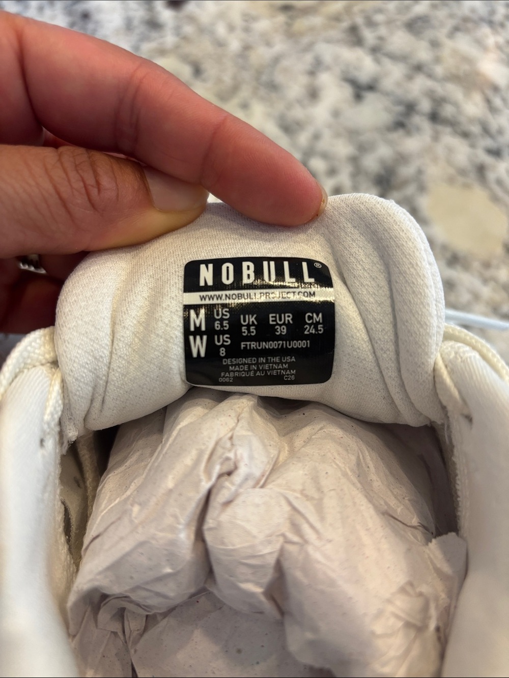NOBULL Cream White Athletic Shoes - Picture 4 of 4